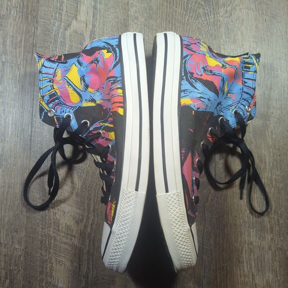 Converse Shoes Mens Size 12 ANDY WARHOL Statue of Liberty New York Sneaker Art - Picture 10 of 14